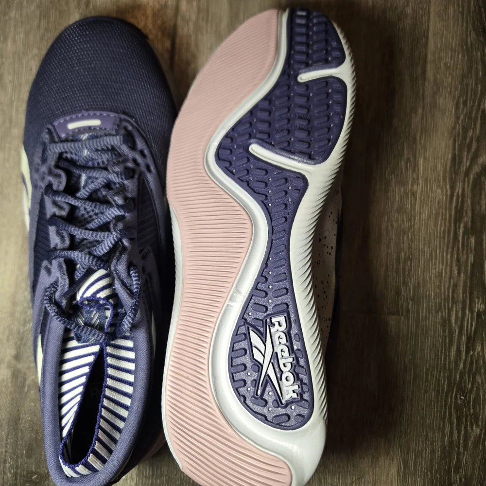 Reebok HIIT TR Work Shoes, Navy, Women's 7.5 Comp Toe. New‎ In Box